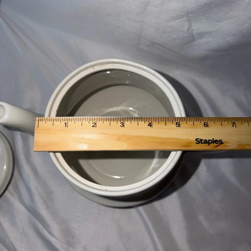 Vintage Drip-O-lator Ceramic Coffee/Teapot - Enterprise Aluminum Co. - Floral - Picture 11 of 12